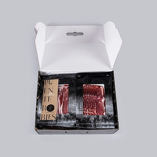 100% SPALLA IBERICA ALIMENTATA A GHIANDA (TAGLIO A MACCHINA) 100% SPALLA IBERICA ALIMENTATA A GHIANDA (TAGLIO A MACCHINA)