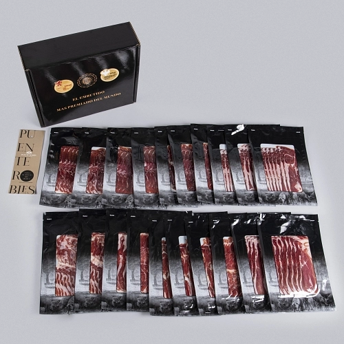 CONFEZIONE 2: 20 CONFEZIONI DI SPALLA DI PROSCIUTTO IBERICO DI PURA RAZZA IBERICA TAGLIATA A MACCHIN CONFEZIONE 2: 20 CONFEZIONI DI SPALLA DI PROSCIUTTO IBERICO DI PURA RAZZA IBERICA TAGLIATA A MACCHIN