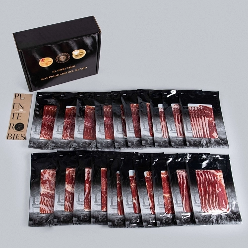 CONFEZIONE 2: 20 CONFEZIONI DI SPALLA DI PROSCIUTTO IBERICO DI PURA RAZZA IBERICA TAGLIATA A MACCHIN