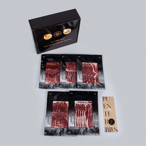 CONFEZIONE 5: 5 CONFEZIONI DI SPALLA DI PROSCIUTTO IBERICO DI PURA RAZZA IBERICA TAGLIATA A MACCHINA CONFEZIONE 5: 5 CONFEZIONI DI SPALLA DI PROSCIUTTO IBERICO DI PURA RAZZA IBERICA TAGLIATA A MACCHINA