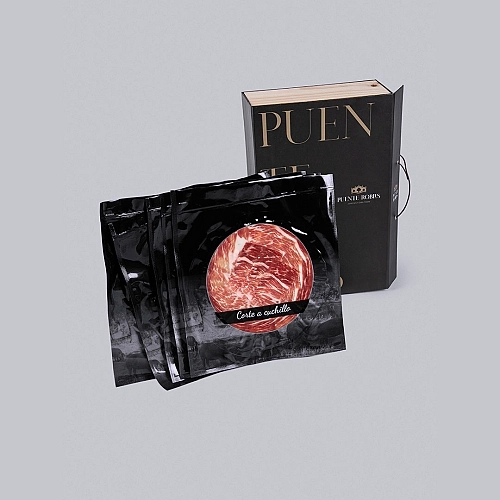 CONFEZIONI DI PROSCIUTTO CEBO IBERICO 50% RAZZA IBERICA CONFEZIONI DI PROSCIUTTO CEBO IBERICO 50% RAZZA IBERICA