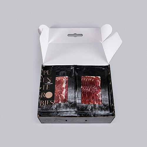 PROSCIUTTO CEBO IBERICO 50% RAZZA IBERICA (AFFETTATO A MACCHINA) PROSCIUTTO CEBO IBERICO 50% RAZZA IBERICA (AFFETTATO A MACCHINA)