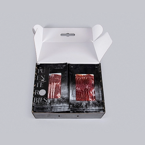 SPALLA DI CEBO DE CAMPO IBERICO 50% RAZZA IBERICA (AFFETTATA A MACCHINA) SPALLA DI CEBO DE CAMPO IBERICO 50% RAZZA IBERICA (AFFETTATA A MACCHINA)